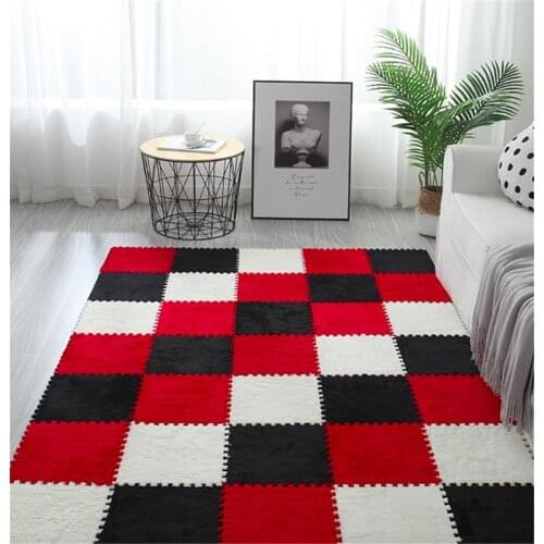 6/8/9/15 Pcs DIY 30*30*1cm Living Room bedroom Children Kids Soft Carpet Magic Patchwork Jigsaw Splice Heads Baby Climbing Mat