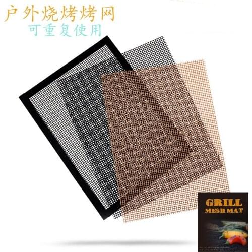 The New Barbecue Net Mat Net Glass Fiber Non-stick Reusable Barbecue Field Practical Bbq Tool