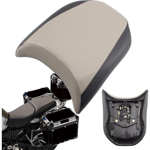 Newest Motorcycle Rear Passenger Seat Cushion Pillion PU Leather Pad Cover Fits For BMW R1200GS R1200 GS 2018-2020 2019
