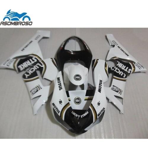 New Arrival Motorcycle Bodyparts Plastic for Kawasaki Ninja ZX6R fairing kit 2005 2006 white black fairing set zx6r 05 06 BN63