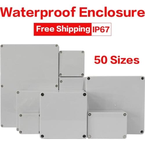 Outdoor Waterproof Case Enclosure Plastic Box Electronic Project Case Waterproof Junction Box for Electronics