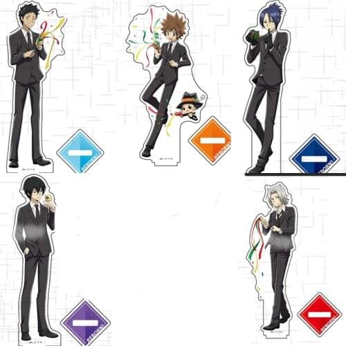 Katekyo Hitman Reborn! Fireworks Series Acrylic Stand Model Desktop Toy Gokudera Hayato Sawada Tsunayoshi Yamamoto Takeshi