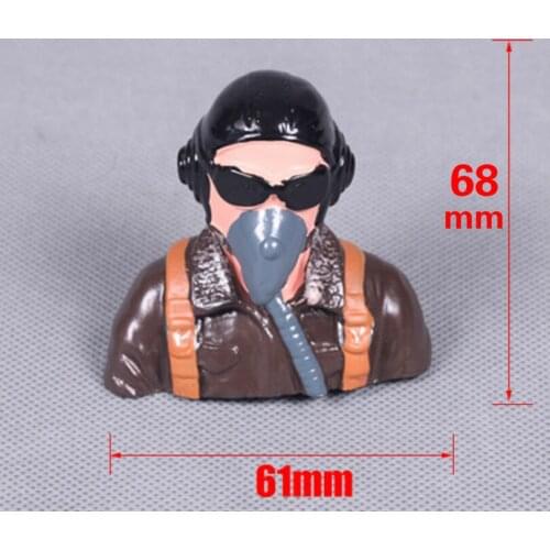 FMS RC Airplane Pilot Figure for 1400mm BF109 / F4U V3 / P40B FMSPilot001 Model Plane Aircraft Spare Parts Warbird Scale Driver