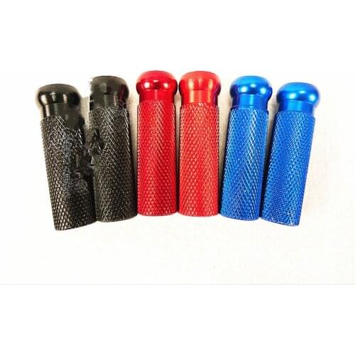 Xinqi Automobile Industry Retro Motorcycle Modified Pedal Black Red Blue Aluminum Alloy Material
