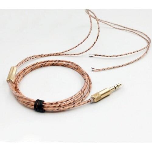 100Pcs 3.5MM Jack 160 Cores Jack DIY Earphone Cable Headphone Repair Replacement Wire Cord Earphones Accessories Line