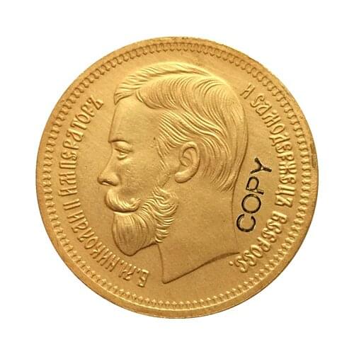 1902 Russia 100 ruble Gold COIN COPY