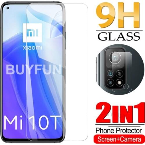 2 IN 1 Screen Protector Camera Lens Film For Xiaomi Mi 10t Pro 5G Safety Glass On Xiomi 10t Mi10t Phone Cover Film Transparent