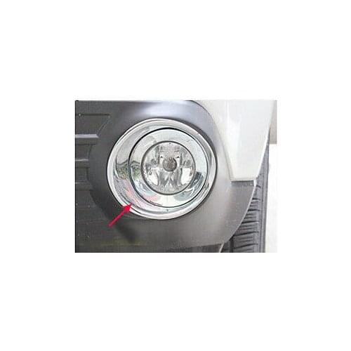 ABS Chrome Front Fog Light Cover Trim For Subaru Forester 2009 2010 2011 2012