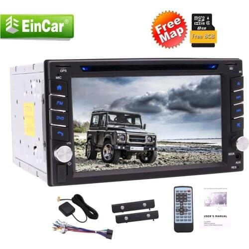 Touch Screen Car Radio Double DIN DVD CD Player 2 Din Stereo System Car Radio Receiver with Bluetooth In Dash Head Unit 1080P