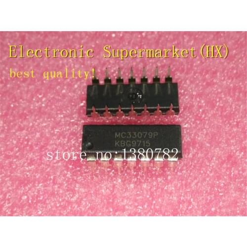 Free Shipping 50pcs/lot MC33079P MC33079 DIP-14 IC In stock