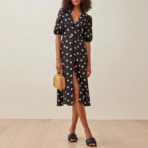 BOUSSAC Summer Dresses With A Slit