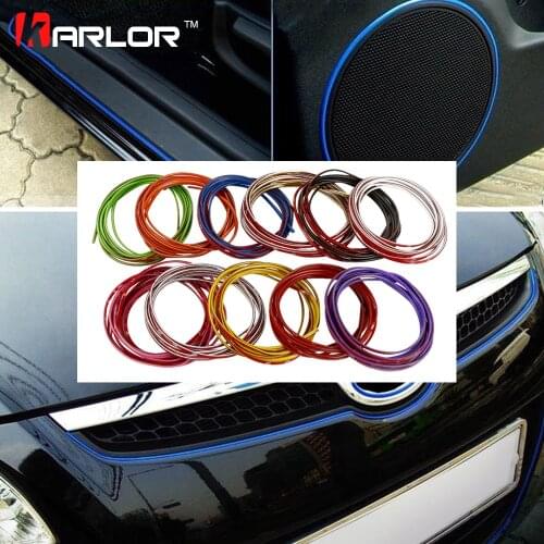 5 Meters 3M Car Auto Decoration Sticker Thread indoor pater Car Interior Exterior Body Modify Decal Strip Decal Auto Car-Styling