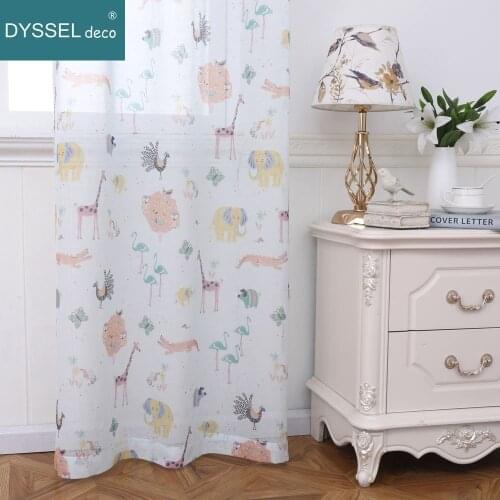 DYSSEL deco Curtains In The Nursery At The Window