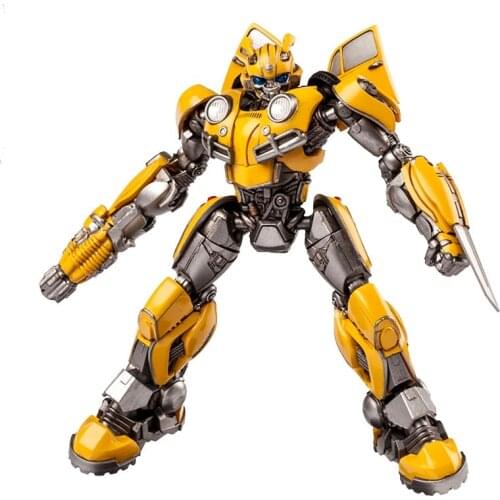 Transformation Yellow Bee Assembling Kit Mini Poacket Warrior Action Figure Robot Toys Assembly Model Gifts