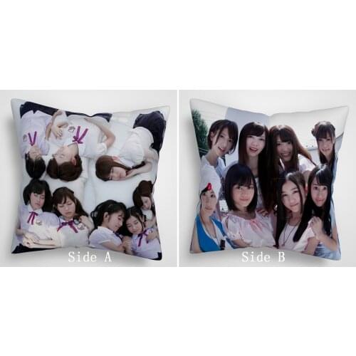 Jpop Nogizaka46 Two Sides Pillowcase Pillow Cushion Case Cover Home/bed/sofa/car Decore Cosplay Gift