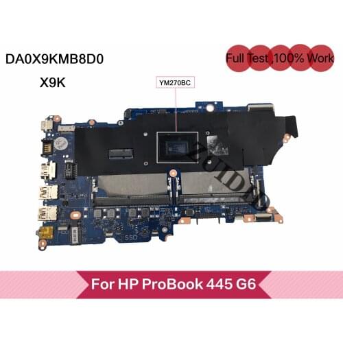 DA0X9KMB8D0 Für HP ProBook 445 G6 Laptop Motherboard L55321-601 L55321-501 L55321-001 Ryzen 7 R7-2700 100% Vollständig Getestet