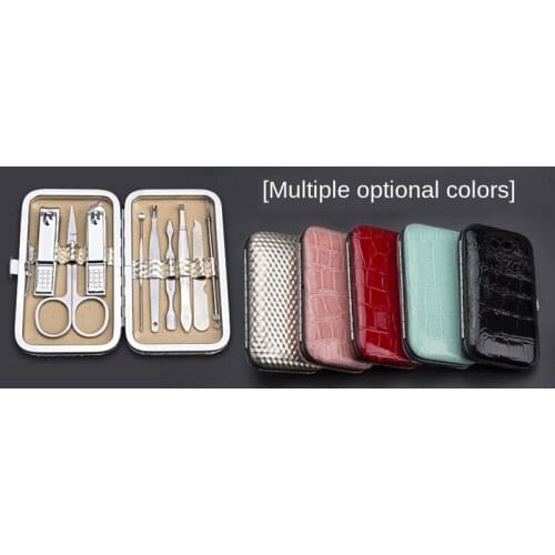 9 in 1 Soft Case Professional Manicure Pedicure Set Kit Tool For Women Men Girls Boy Kid Friend Holiday Birthday Christmas Gift