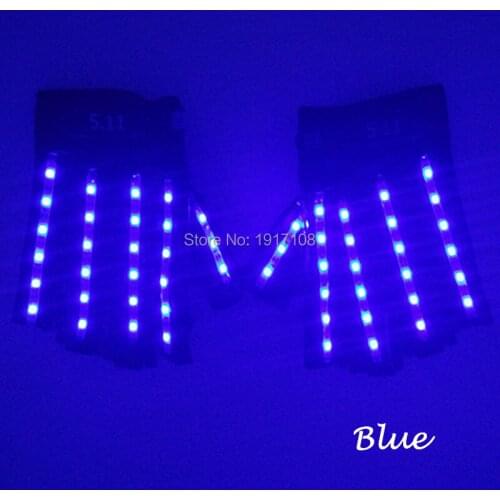 High quality LED Flashing Party Gloves Glow Light Up Finger Lighting Gloves Dance Party Decoration Glow Party Supplies