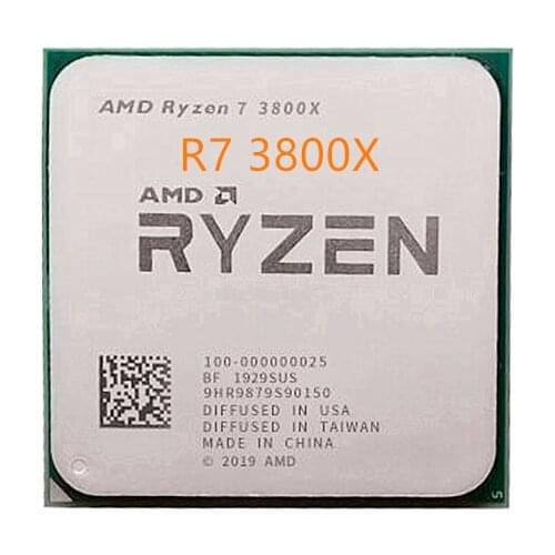 AMD Ryzen 7 3800X R7 3800X 3.9 GHz Eight-Core Sixteen-Thread CPU Processor 7NM L3=32M Socket AM4
