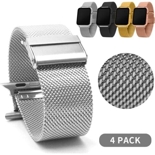 Milanese strap Compatible with Apple watch 38mm 40mm 42mm 44mm suitable for iWatch 6 SE 5 4 3 band stainless steel metal strap