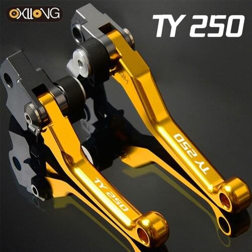 CNC Motorcycle handbrake Motocross dirt bike Pivot Brake Clutch Levers FOR YAMAHA TY250 TY 250 1991 1992 1993 1994 1995 1996