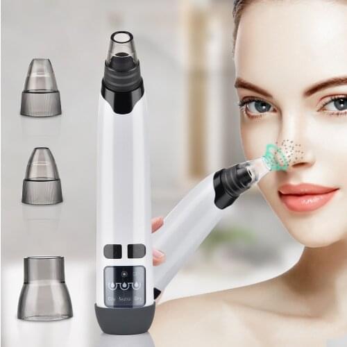 Blackhead Remover Sebum Electric Facial Cleansing Tir Comedon Against Face Acne Suction Black Dots Remedy Black Point Extractor