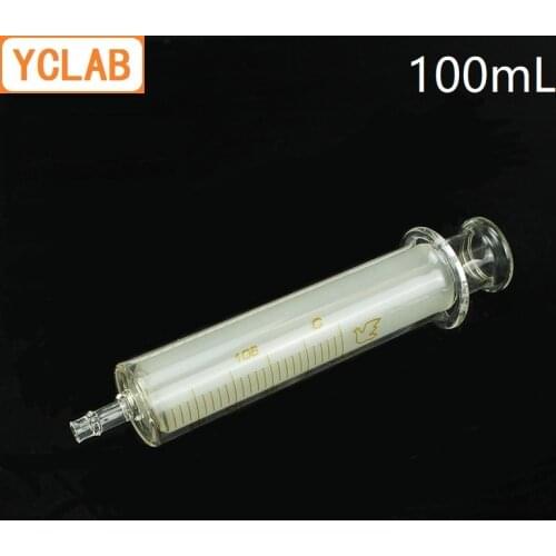 YCLAB 100mL Glass Enema Syringe Enemator Feeding Medicine Liquid Diet Food enemata coloclyster coloclysis Injector
