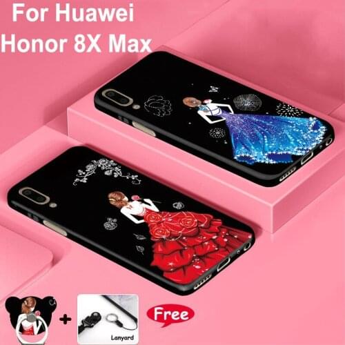Phone Cases For Huawei Honor 8X Max Case soft Silicone Cover bag funda 7.12'' For Honor 8xmax bag case honor8xmax cases shell