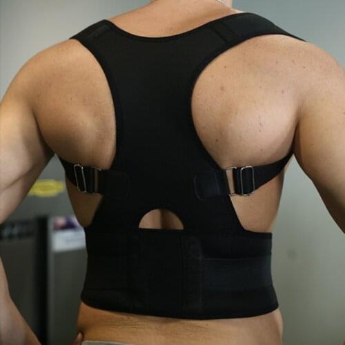 Unisex Adjustable Back Posture Corrector Brace Back Shoulder Support Belt Posture Correction Belt for Men Women S-XXL Belt Healt
