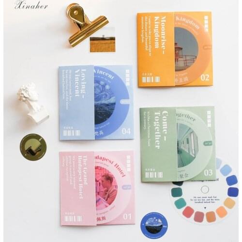 XINAHER 22pcs/bag Vintage Color temperature projector series PVC sticker package DIY diary decoration sticker album scrapbooking