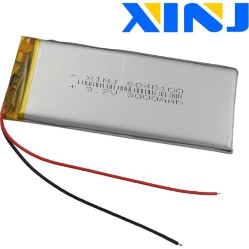 XINJ 3.7V 3000 mAh Lithium Polymer Battery Li Po 6040100 For GPS Power bank E-book PDA MID Player device DVD IPTV Tablet PC MP5