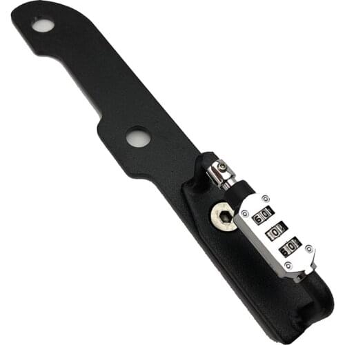 For Kawasaki Z900 Z 900 2017 2018 2019 Motorcycle Helmet Lock Password Mount Hook Black Side Anti-theft Security