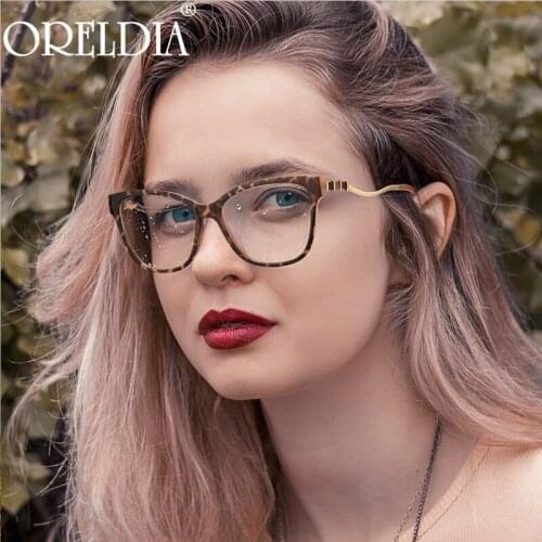 Vintage Cat Eye Anti Blue Light Optical Glasses Frames Women Optical Spectacles Luxury Computer Glasses Brand Designer Eyewear
