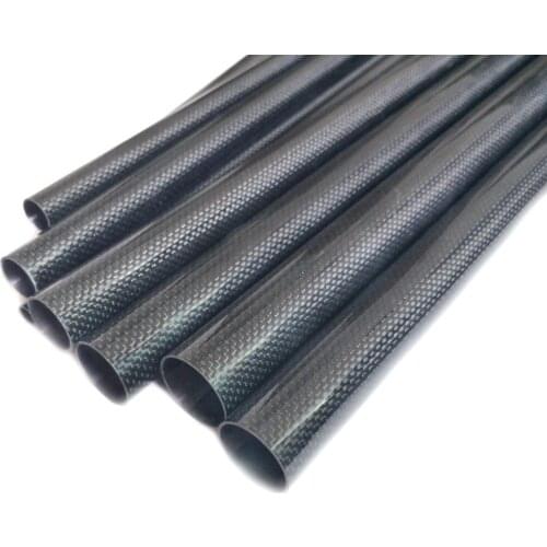 10pcs 35*33*1000MM 3K Carbon Fiber Tube Twill Matte