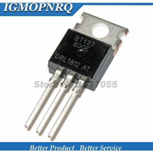 10PCS BT136-600E BT137-600E BT138-600E BT139-600E BT136-800E BT137-800E BT138-800E BT139-800E TO-220 BT136 BT137 BT138 BT139