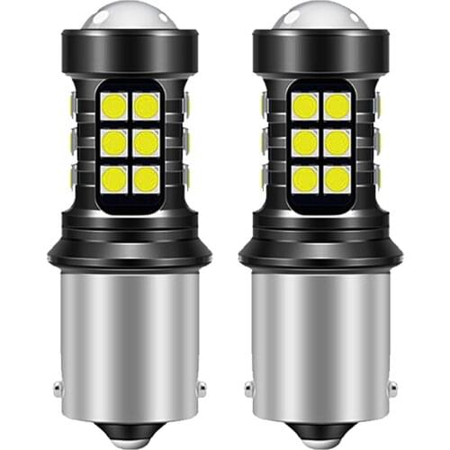 2X 1156 P21W BA15S W16W T15 LED T16 Bulb Canbus Error Free Backup Reverse 921 912 Car Lights Brake Lamp Stop Light Xenon White
