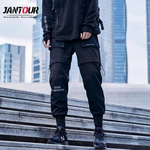 Brand New Cargo Pants Streetwear Goth Pants Black Pants Baggy Pants Fashion Mens Men Broadcloth Full Length 100% Polyester