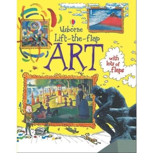 Usborne lift the flap Art English Educational Picture flap Books Baby Childhood learning reading book gift