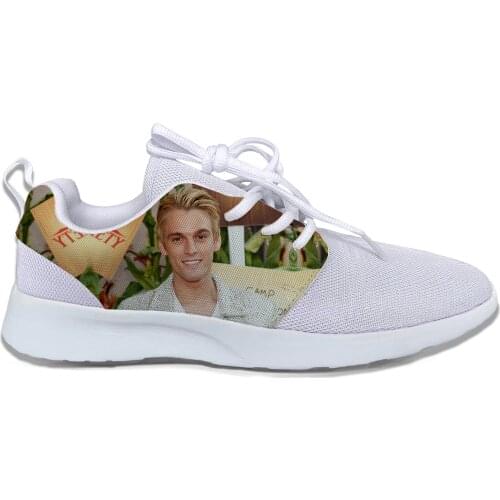 2019 Hot Cool Fashion Pop Funny New Summer High Quality Sneakers Handiness Casual Shoes 3D Printed For Men Women Aaron Carter
