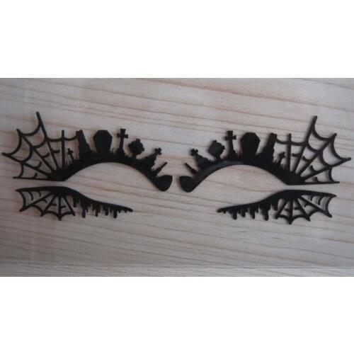 Minimum order $ 5) Popular eye stickers costumes Cobweb False Eyelashes