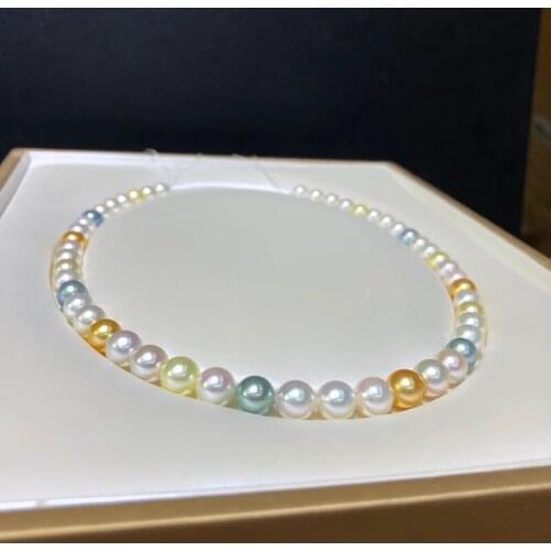 Natural sea water candy Pearl Necklace