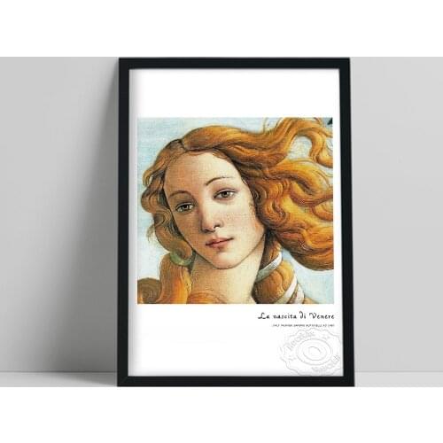 Sandro Botticelli Museum Exhibition Poster, Botticelli Nascimento De Venus Detalhe Canvas Painting, Vintage Art Home Wall Decor