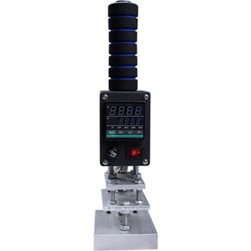 8*10cm 500W Handheld Heat Press Machine leather wood paper manual logo embosser wood branding iron hot stamping machine