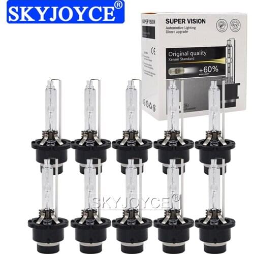 SKYJOYCE 10PCS 35W 55W HID Bulb D2S D2R HID Xenon Light 4300K-10000K Car Headlight Replacment Bulb For D4S D4R Xenon Ballast Kit