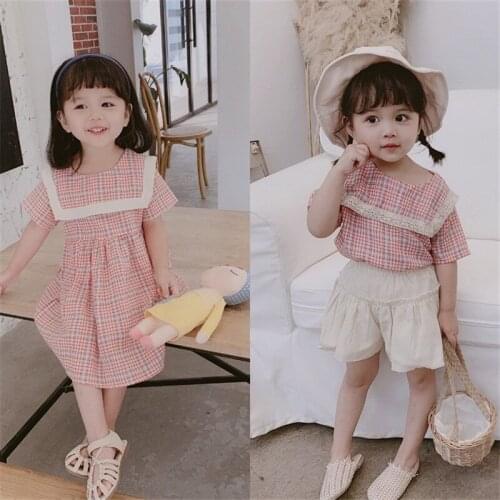 Retro Children Spring Summer Kids Baby Girls Dresses Trendy Costume Ruffle Princess Birthday Party High Quality