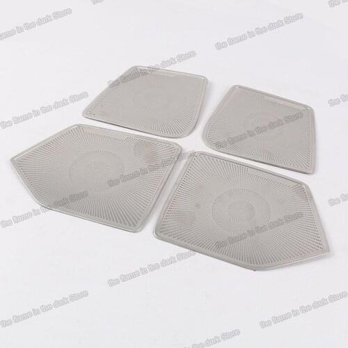 Lsrtw2017 Stainless Steel Car Interior Door Sound Speaker Panel for Lexus Ux UX200 UX260h 2019 2020 2021 Accessories Auto