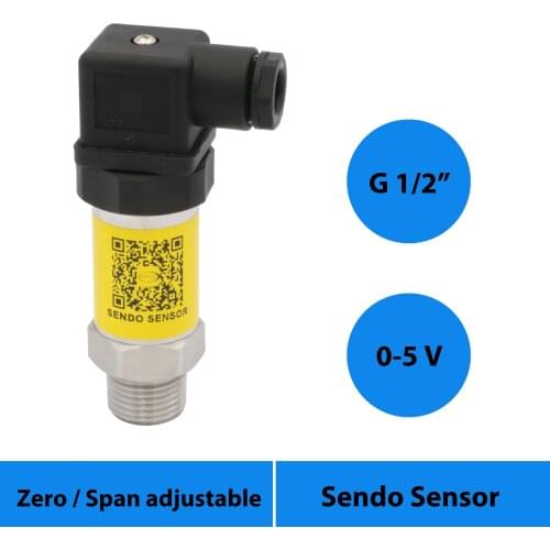 0-5v pressure sensor, pressure 0 to 200 bar, 20 mpa, 0.35, 1 bar, 4, 5, 10 bar, 50, 100 bar, 250, 400bar, g1 2 inch male thread