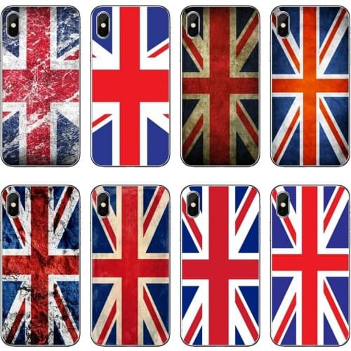England British English UK flag Soft Case For Samsung Galaxy A70 A60 A50 A40 A30 A10 A9 A7 A5 A3 A8 A6 Plus 2018 2017 2016