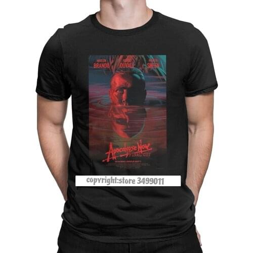 Apocalypse Now Movie Poster Marlon Brando Men Tshirt Vietnam War Tees Tee Shirt Cotton Clothing
