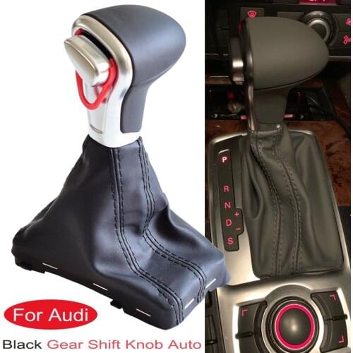 Auto Automatic Shift Knob For Audi A3 A4 B8 A5 A6 C6 Q5 Q7 2009 2010 2011 2012 2013
